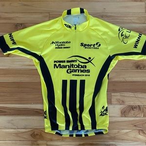 Mens Manitoba Games Winnipeg Small Cycling Jersey Three Pocket